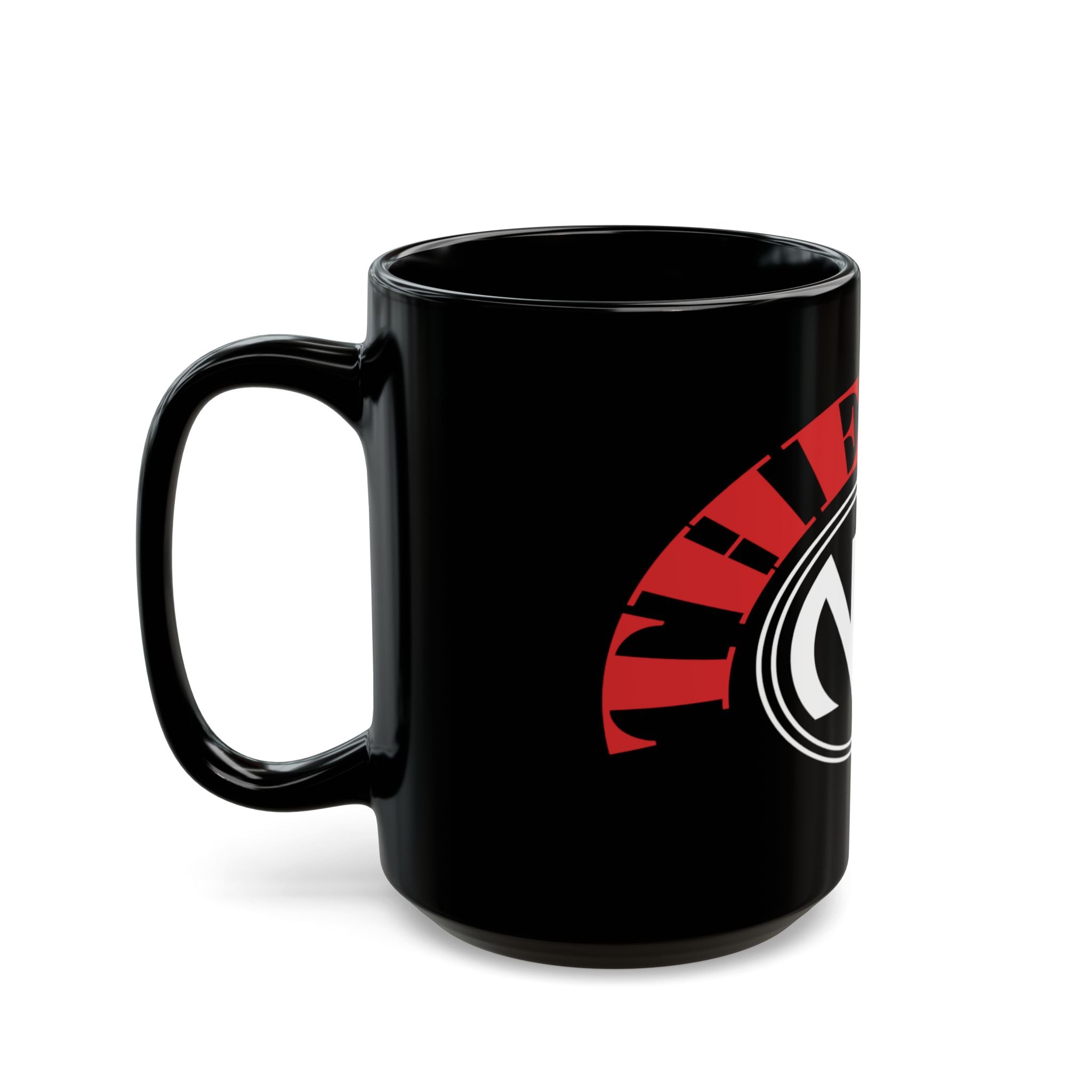 The Pit NA Logo Black Ceramic Mug (15oz)