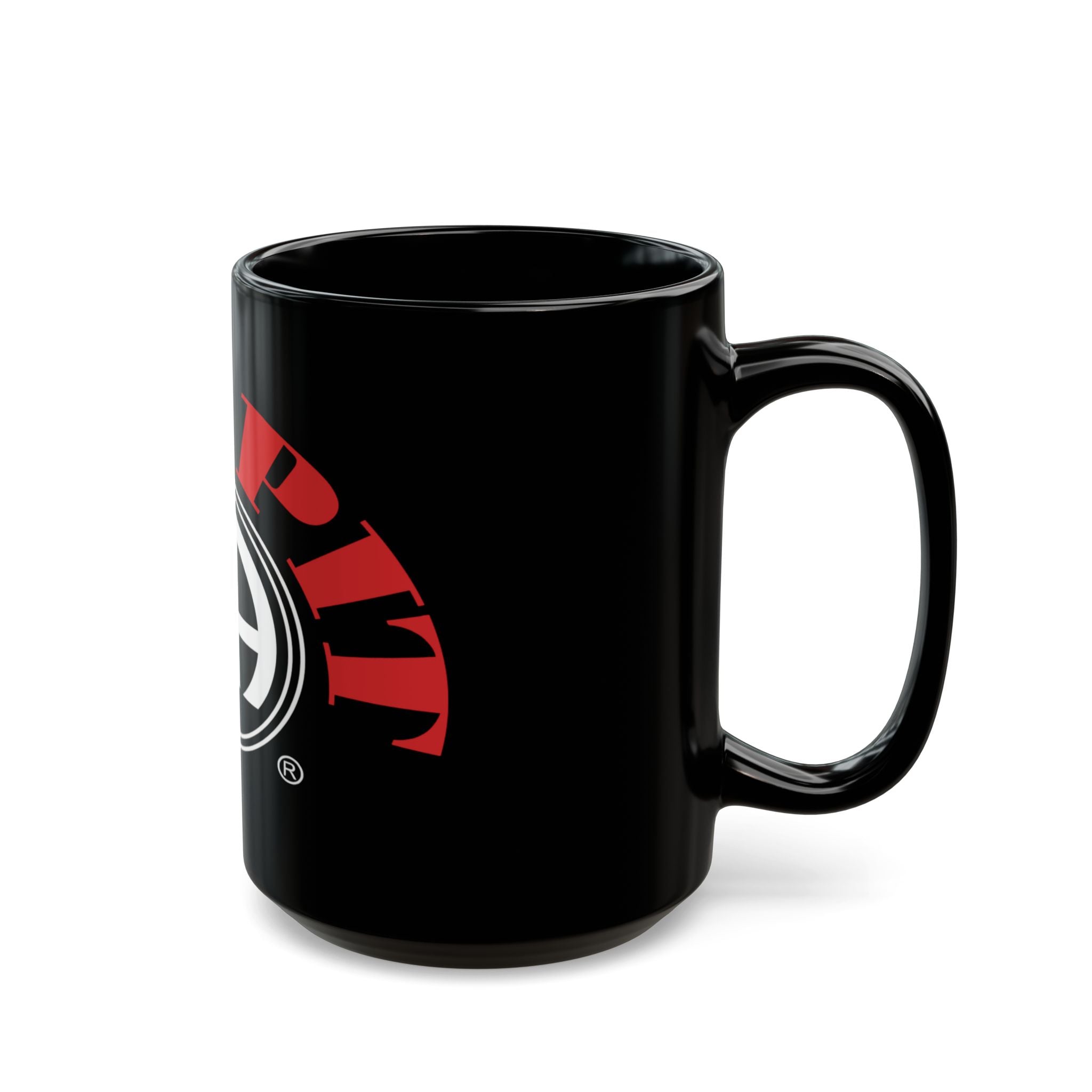 The Pit NA Logo Black Ceramic Mug (15oz)