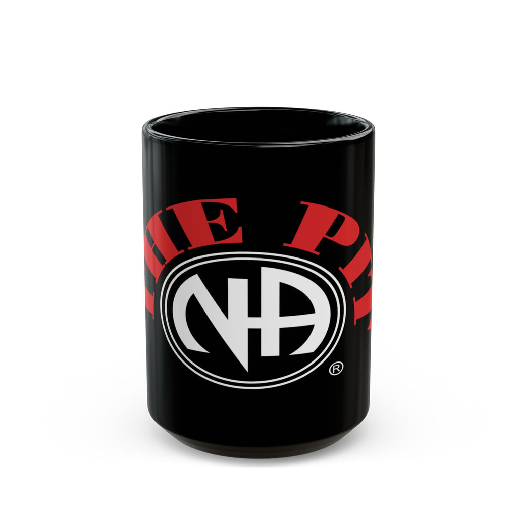 The Pit NA Logo Black Ceramic Mug (15oz)